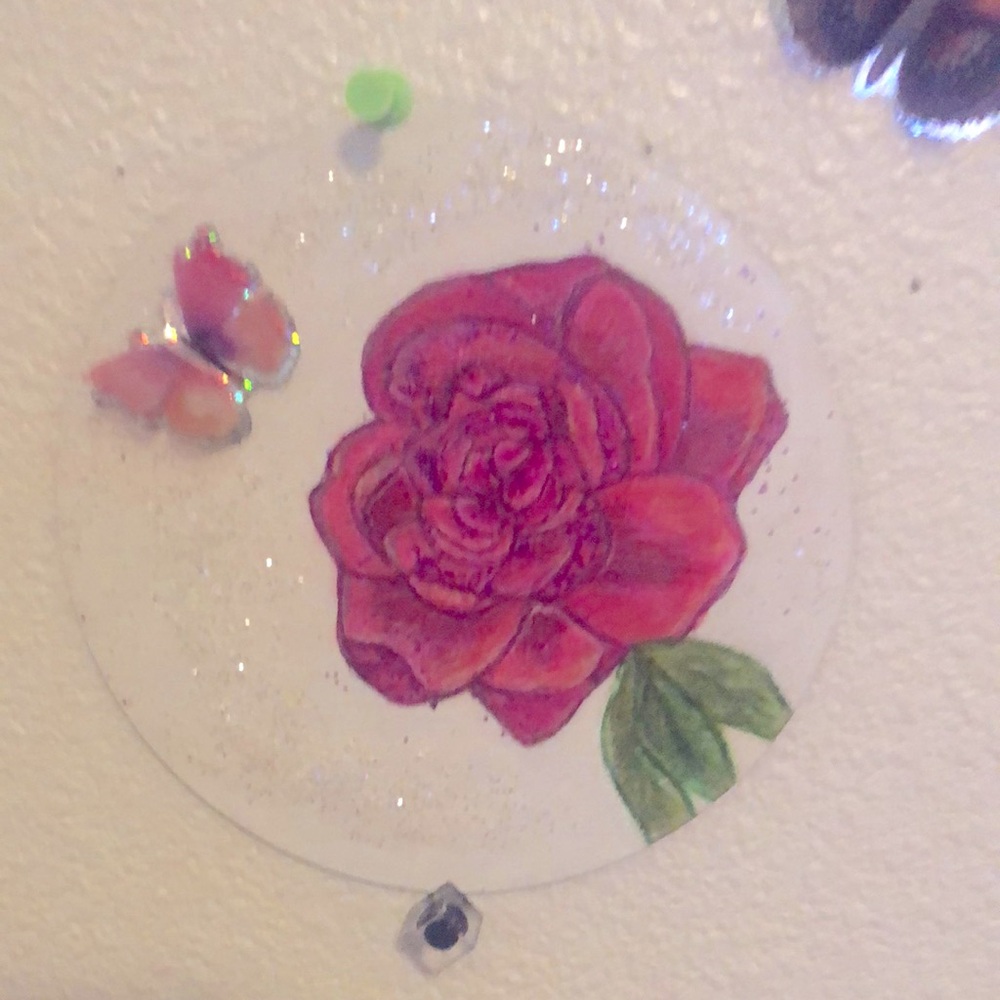 Hand painted wall art